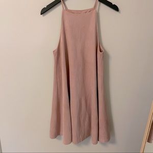 Alice + Olivia • Pale Pink ‘Suede’ Dress • Soft and Airy